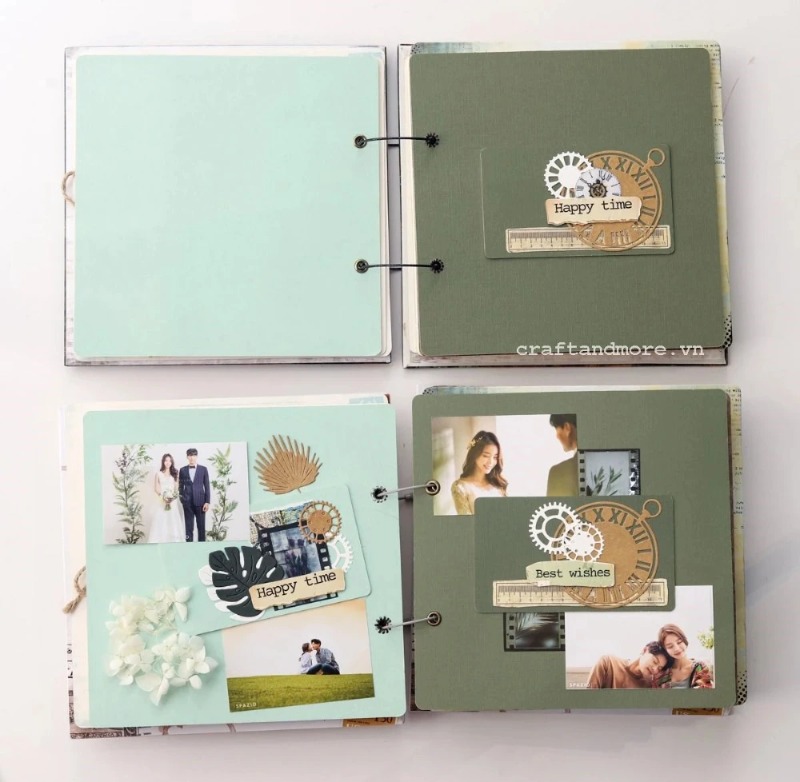 Scrapbook album ảnh handmade