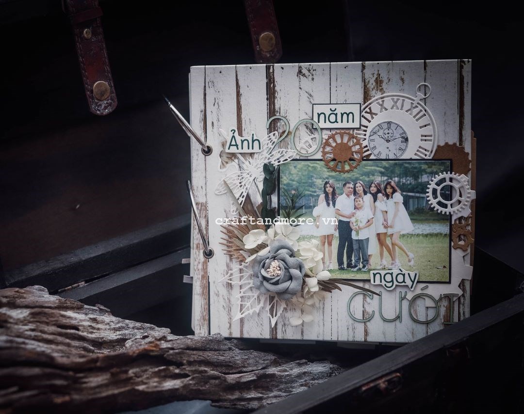 SCRAPBOOK DESIGNS - Phác họa, lên thiết kế album ảnh handmade