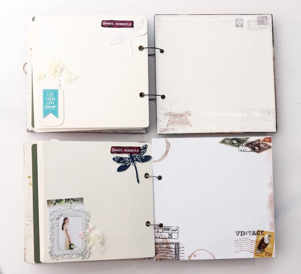 Scrapbook album ảnh handmade