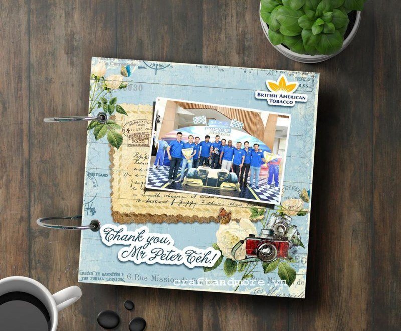 Dịch vụ làm & trang trí scrapbook album ảnh handmade theo yêu cầu