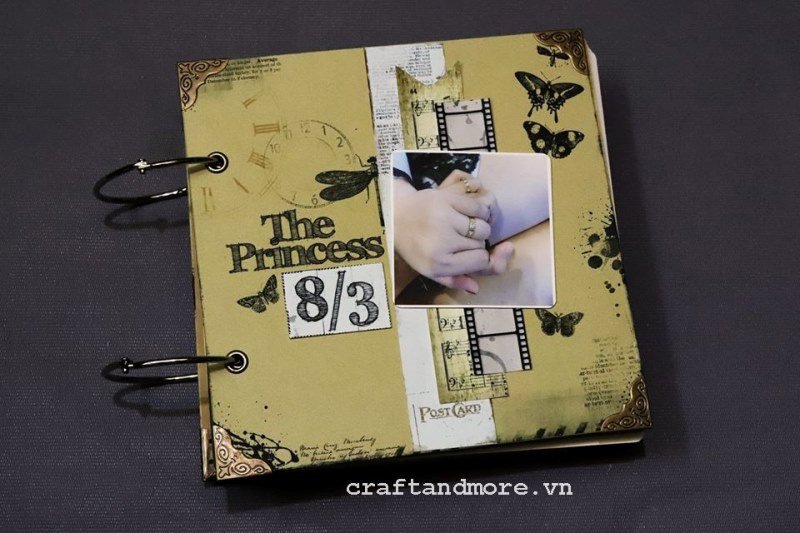 Dịch vụ làm & trang trí scrapbook album ảnh handmade theo yêu cầu