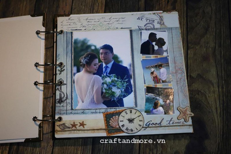 Dịch vụ làm & trang trí scrapbook album ảnh handmade theo yêu cầu