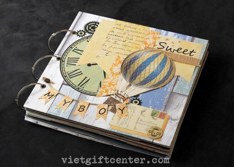 Dịch vụ làm & trang trí scrapbook album ảnh handmade theo yêu cầu