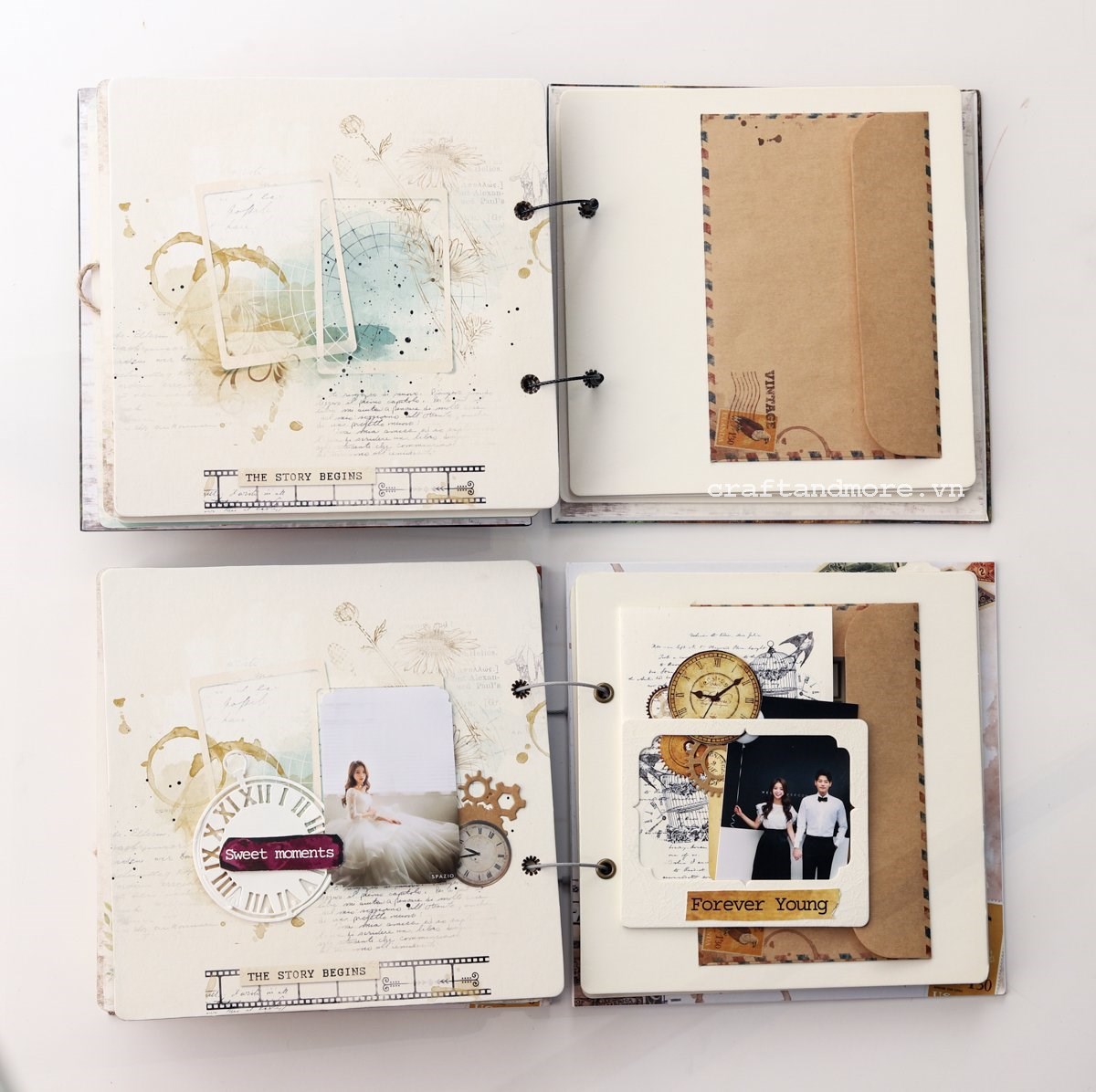 SCRAPBOOK PAGES - Trang trí từng trang album ảnh handmade