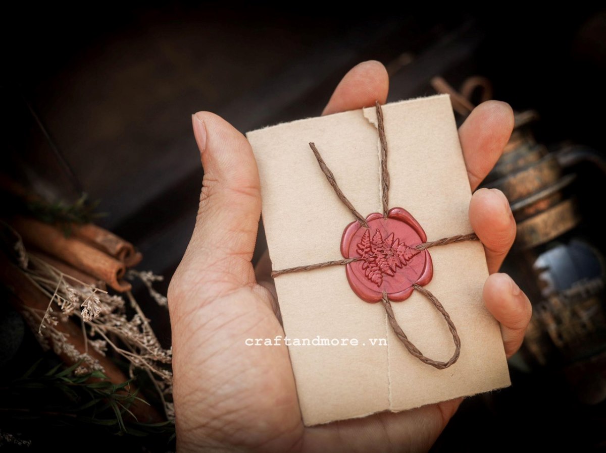 Thiệp MINI DẤU SÁP