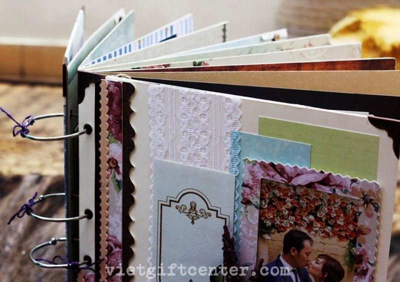 Dịch vụ làm & trang trí scrapbook album ảnh handmade theo yêu cầu