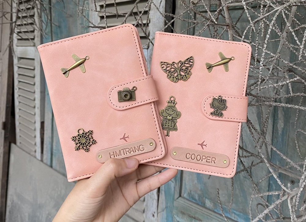 Ví Đựng Passport hồng