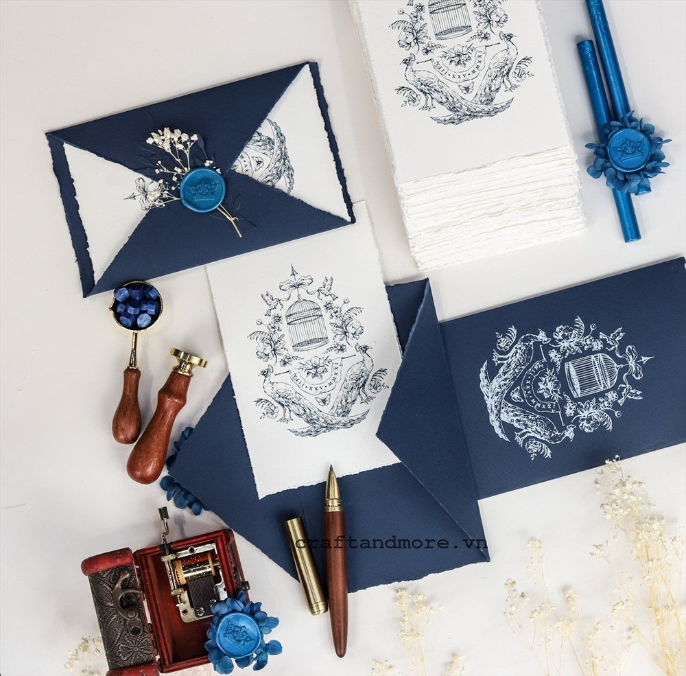 Thiệp chúc mừng sinh nhật nhân viên Royal Blue