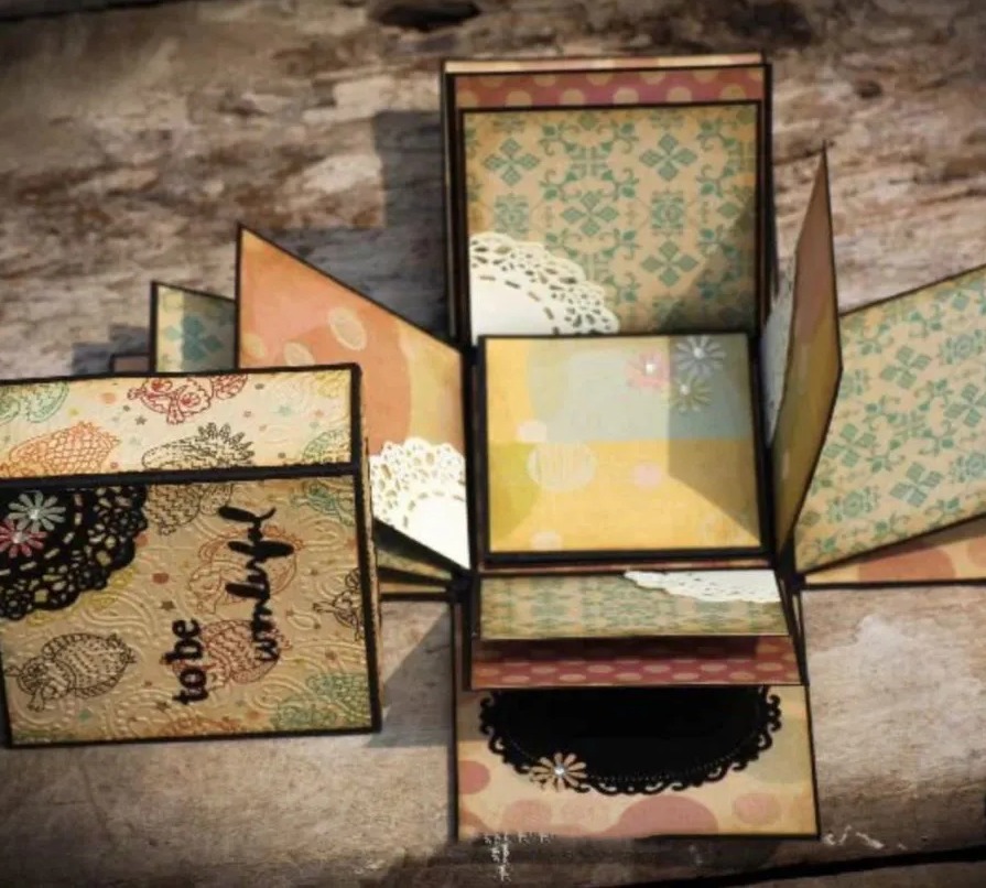 Scrapbook template: mẫu tham khảo