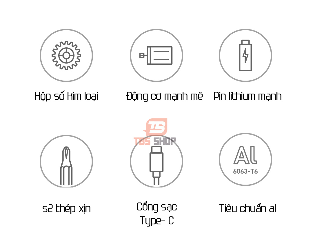 ưu điểm của bộ tua vít điện xiaomi