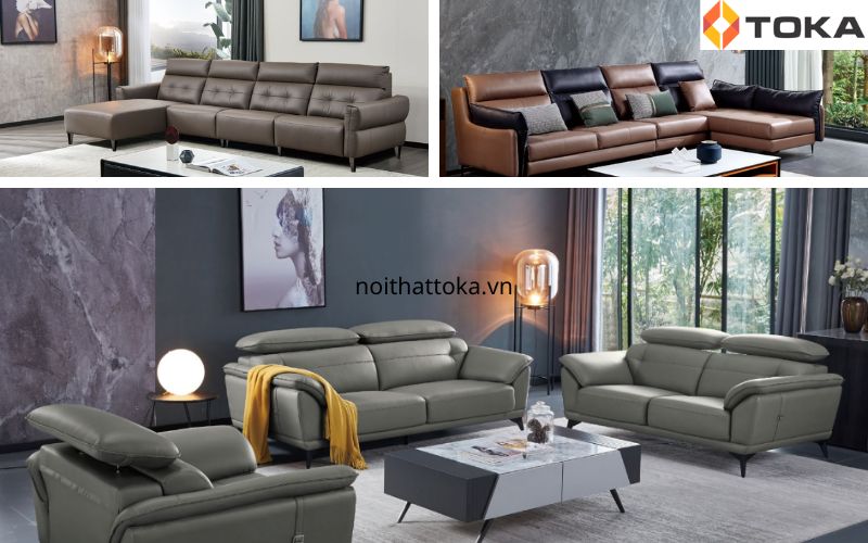 Sofa da công nghiệp tại Toka