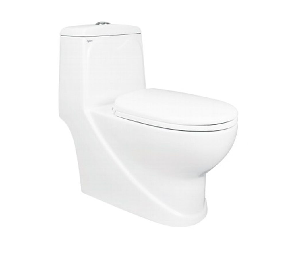 Bồn cầu Viglacera V38 thiết kế nắm bồn cầu rơi êm, mang đến sự tiện nghi