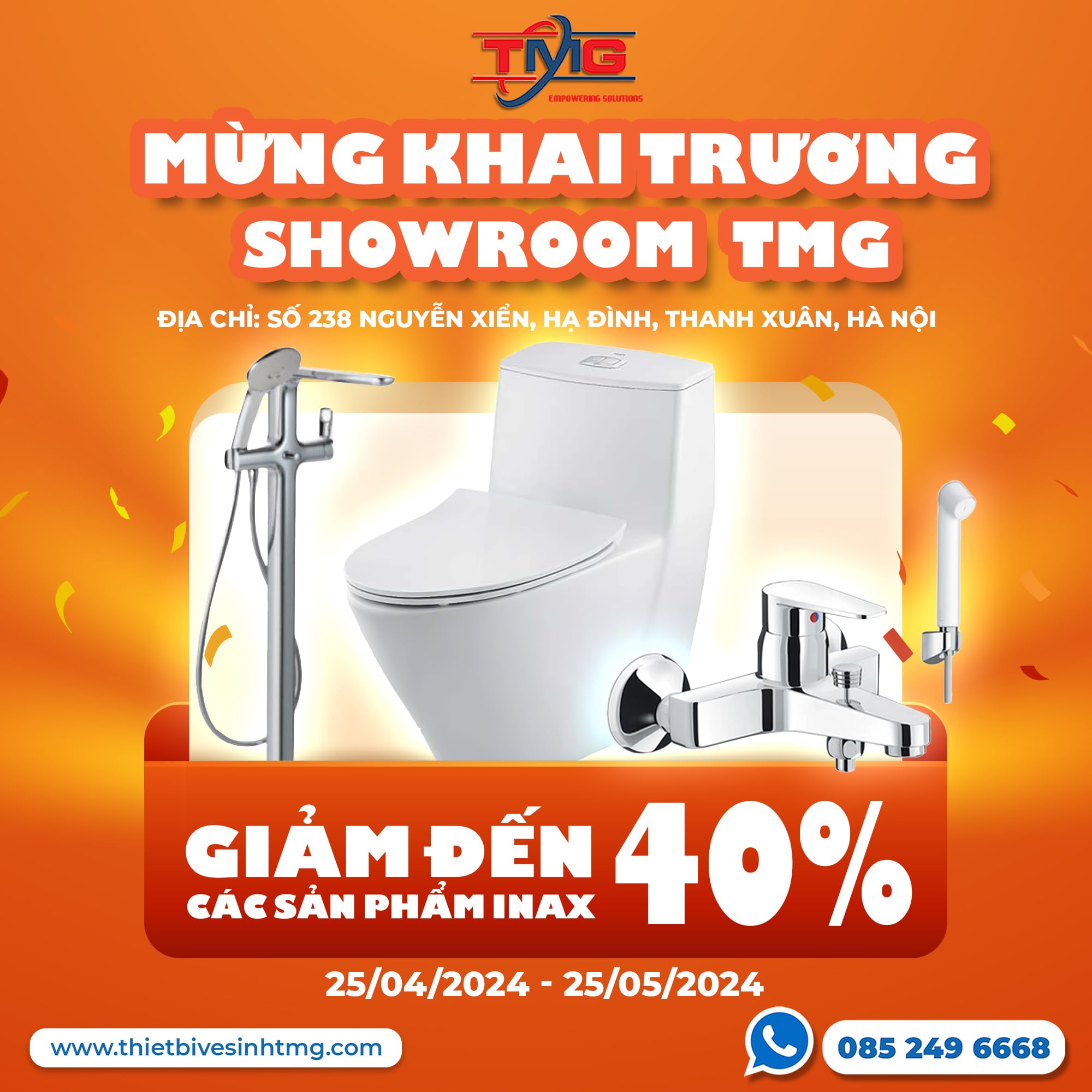 Mừng khai trương sale khuyến mãi