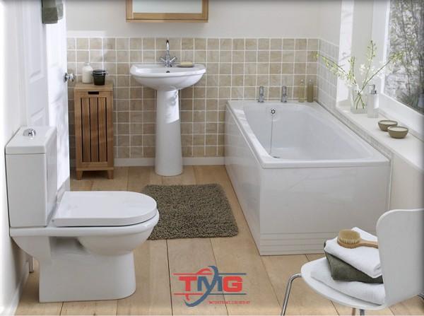 Phòng tắm nhỏ trong thiết bị vệ sinh TMG