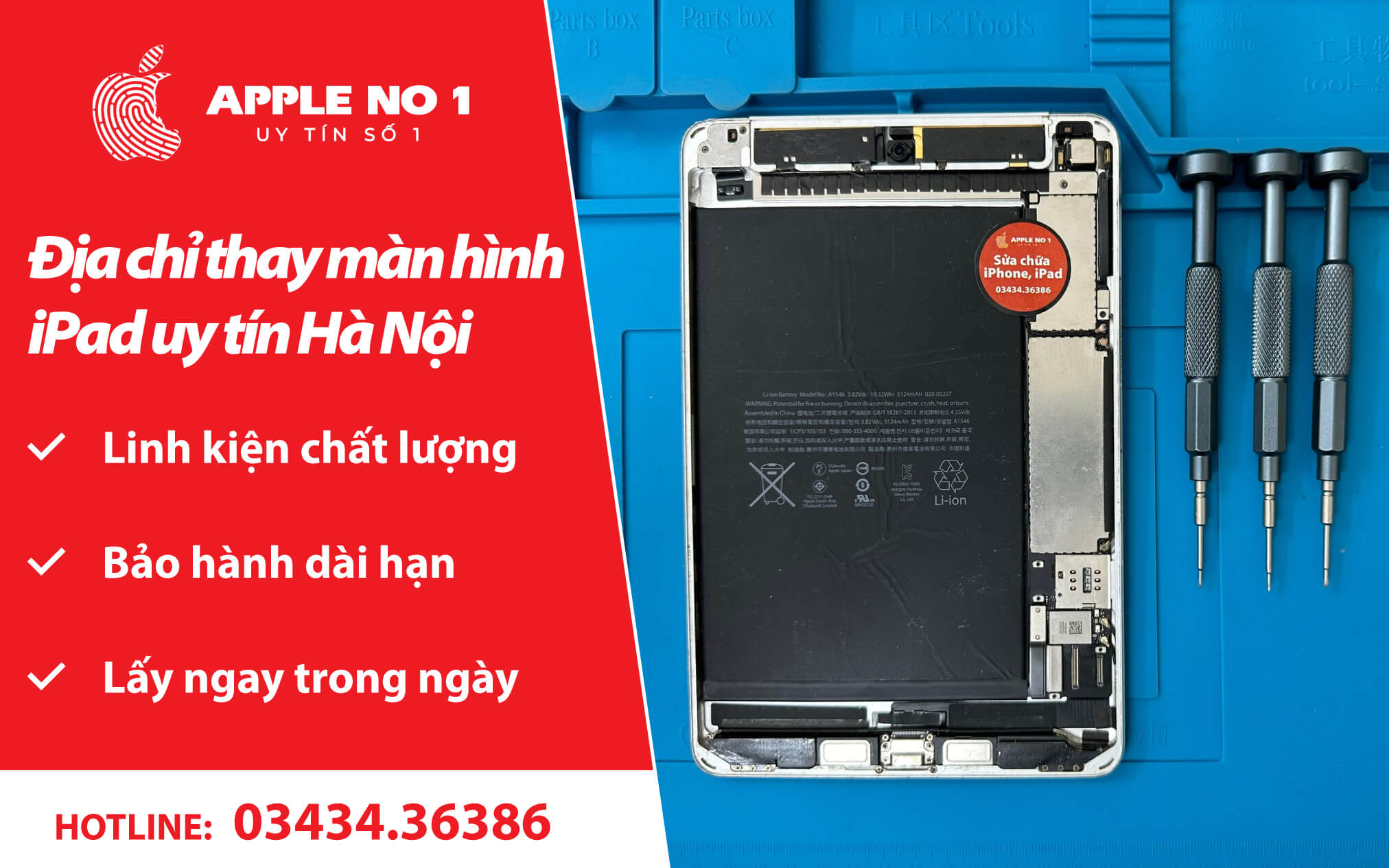 thay màn hình iPad