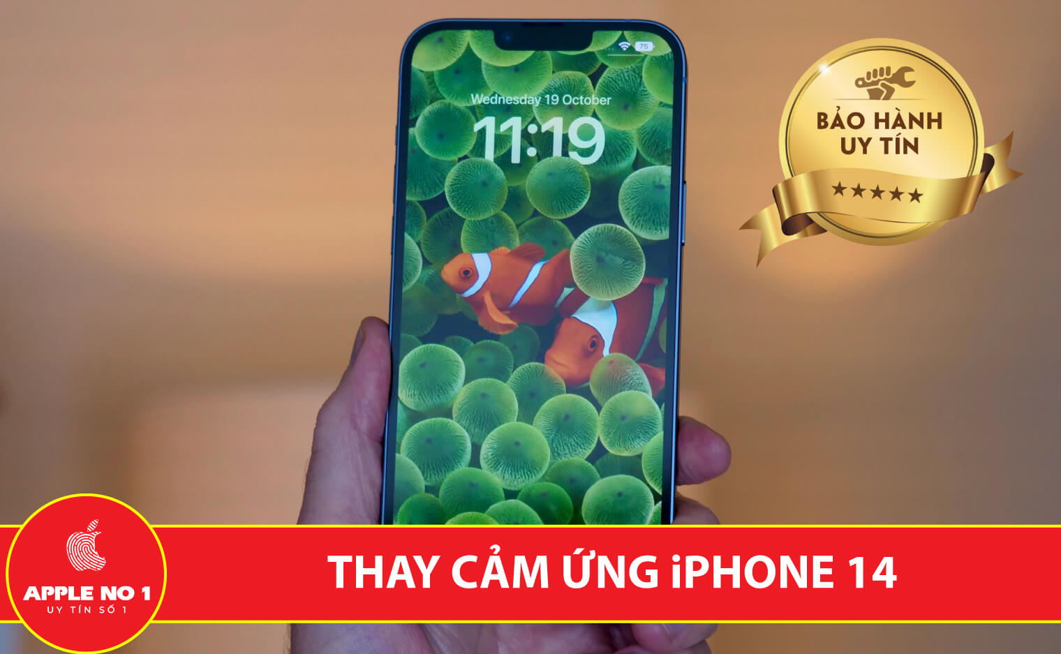 Thay kính cảm ứng iPhone 14 uy tín tại Hà Nội