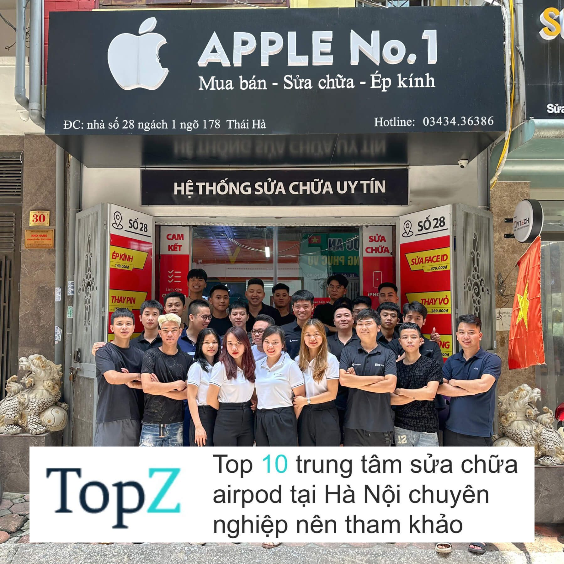 appleno1 - địa chỉ sửa airpods hà nội uy tín