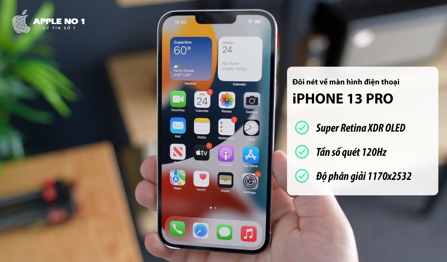 doi net ve man hinh dien thoai iphone 13 pro