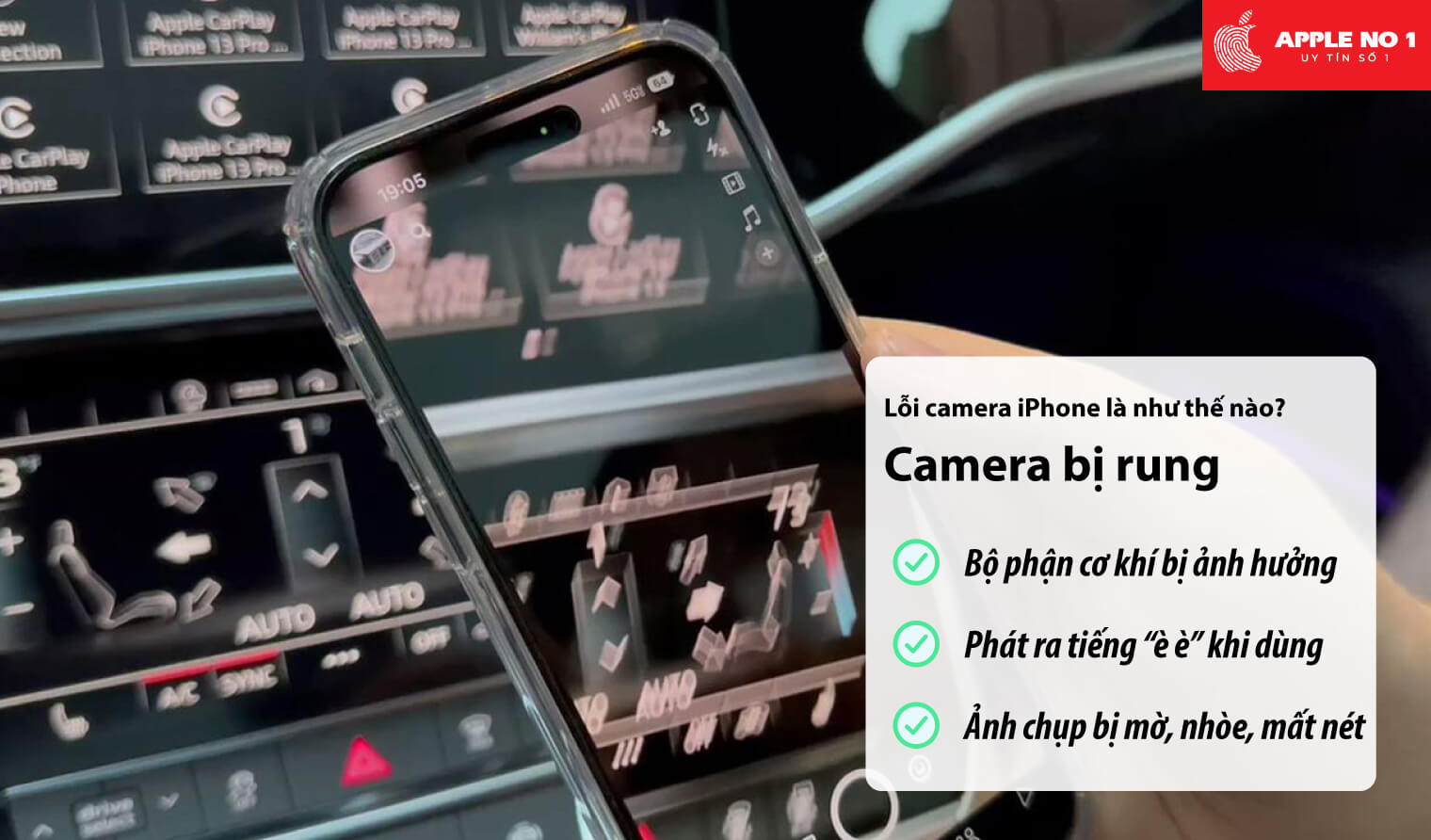 Lỗi camera iPhone bị rung là gì?