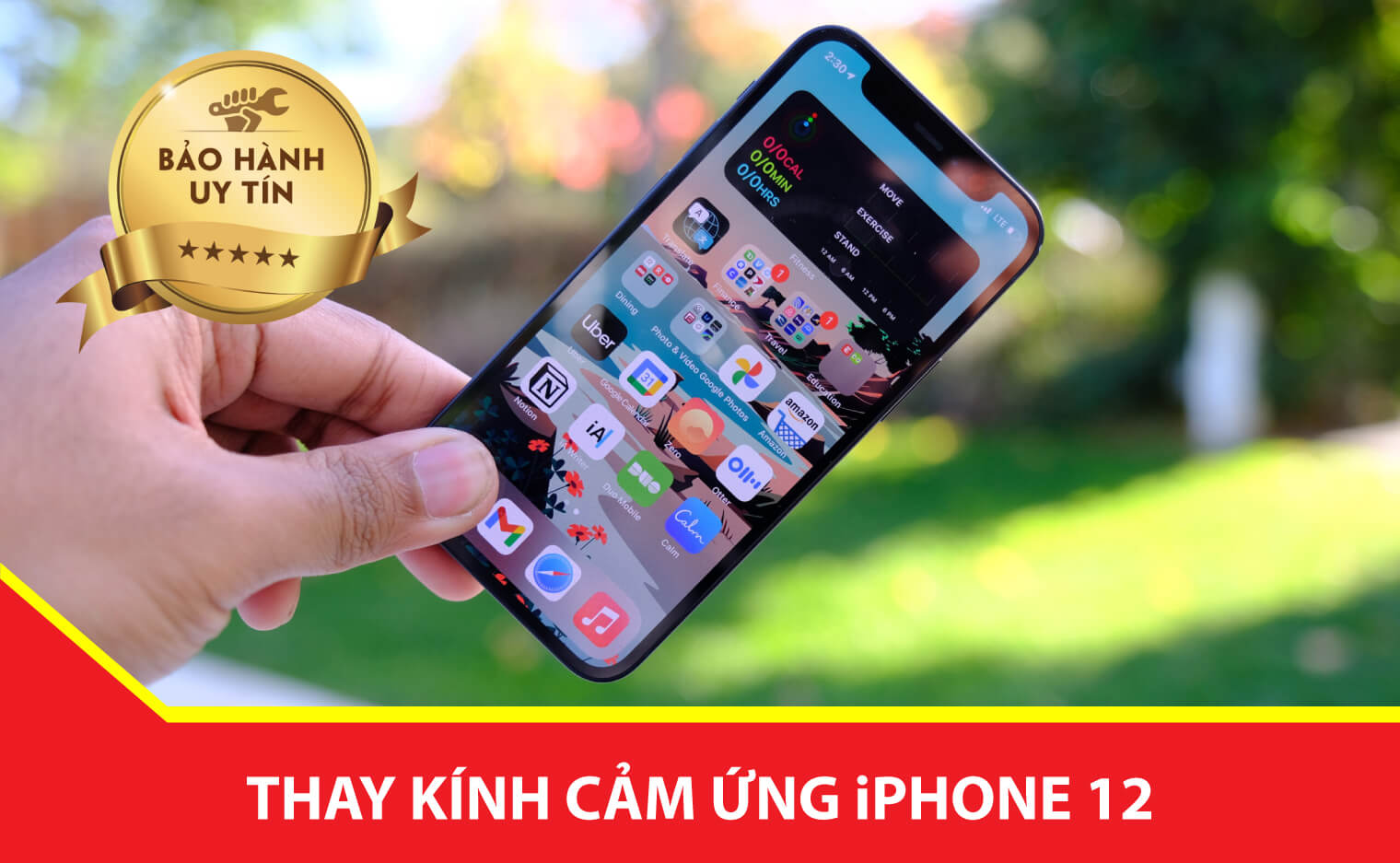 thay kinh cam ung iphone 12 chinh hang gia re Ha Noi