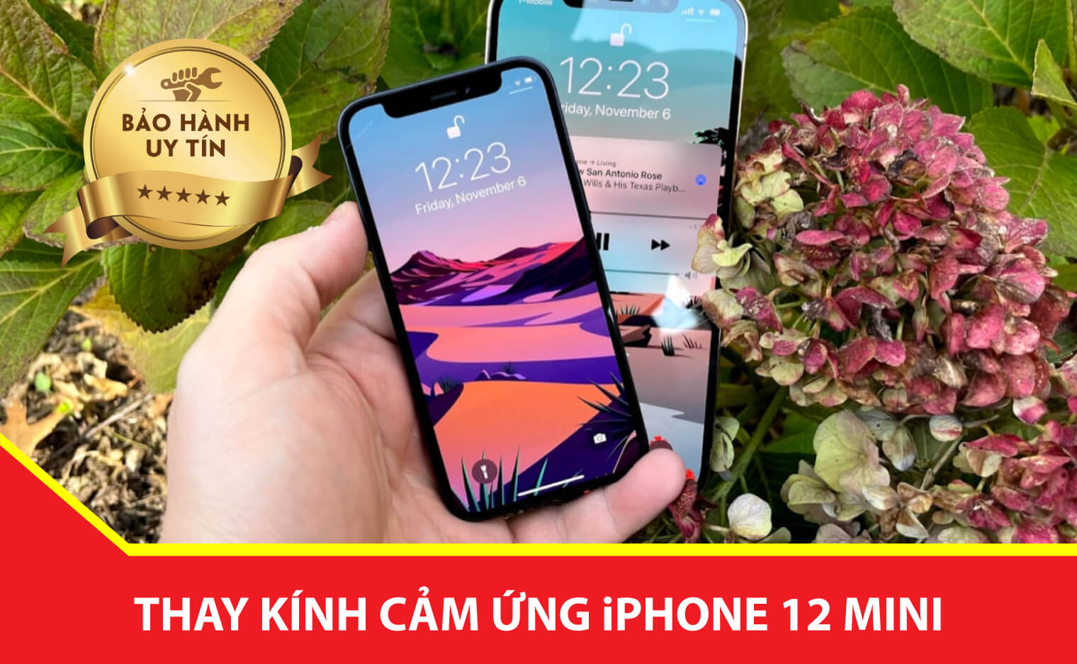 thay kinh cam ung iphone 12 mini
