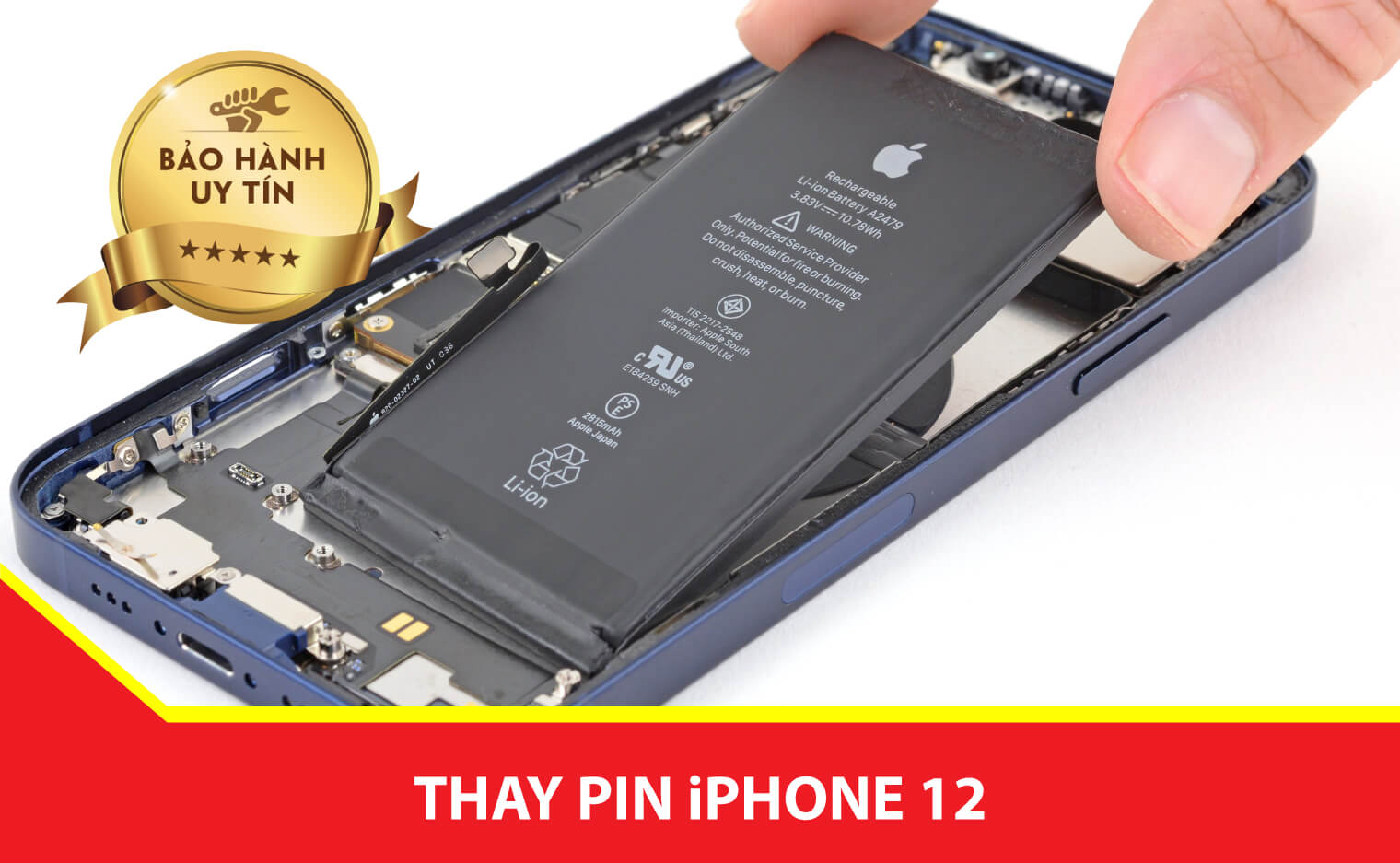 thay pin iphone 12 ha noi