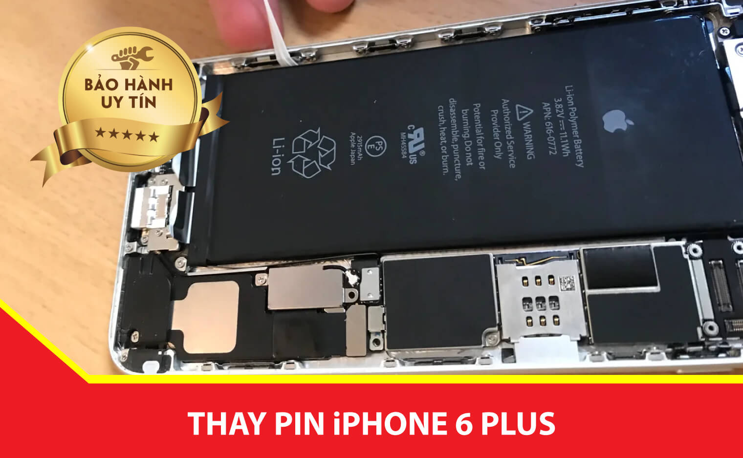 thay pin iphone 6 plus Ha Noi
