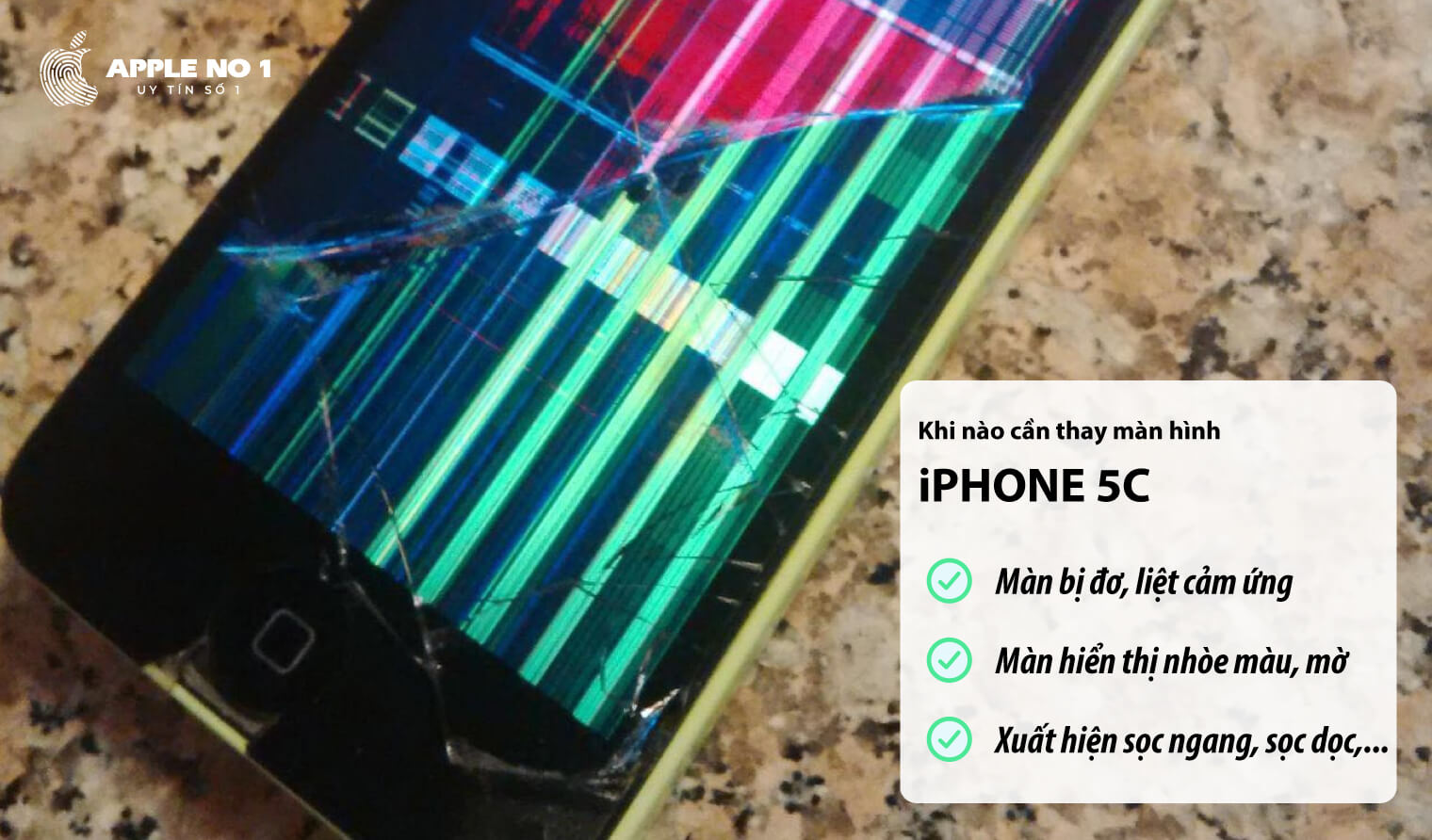 phan biet thay man hinh va thay ep kinh dien thoai iphone 5c