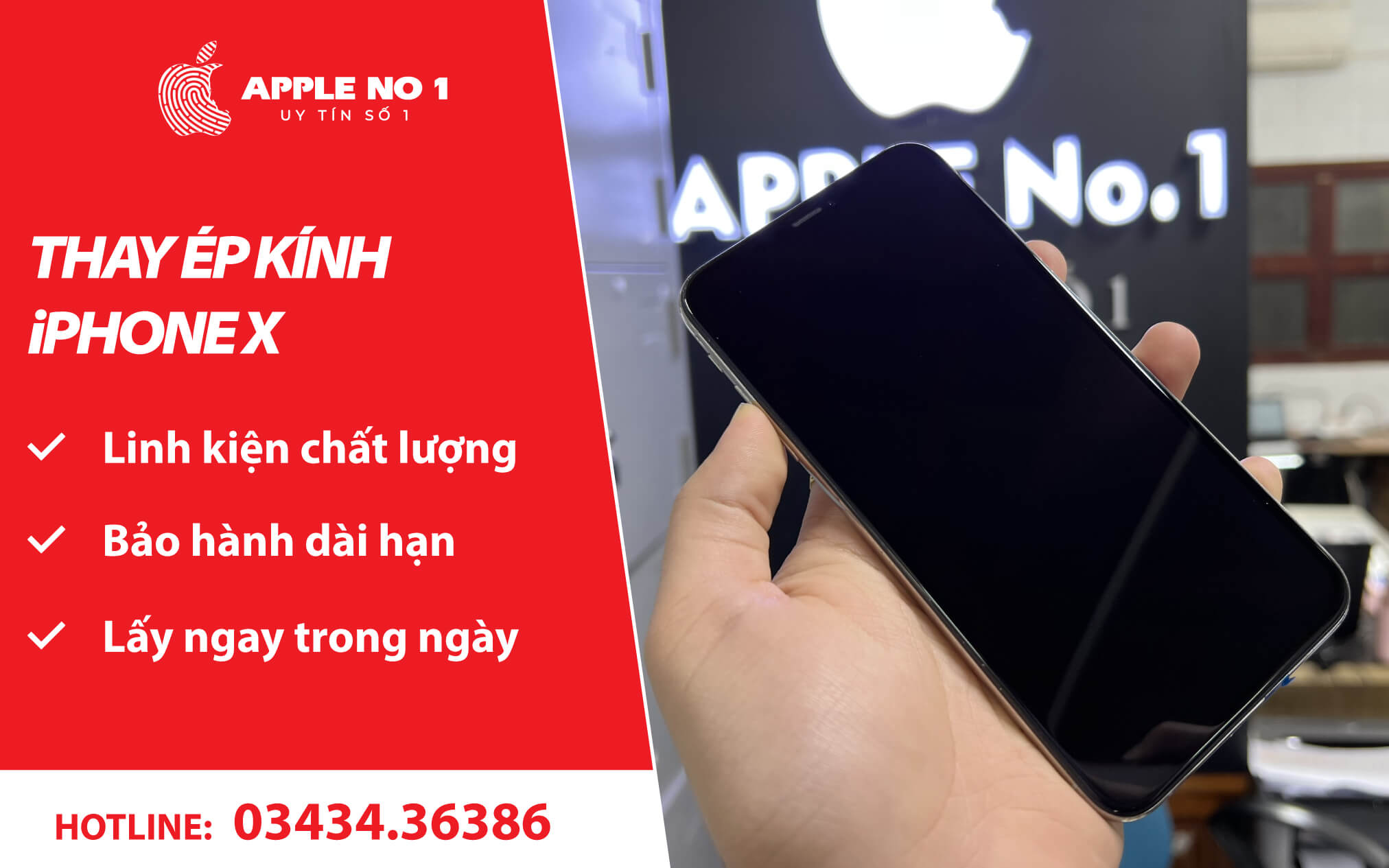 dia chi thay ep mat kinh iphone x uy tin, chuyen nghiep tai Ha Noi