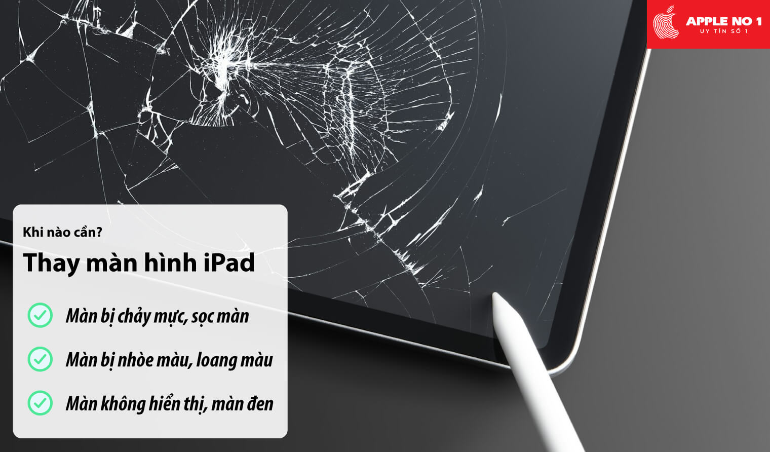 khi nào cần thay màn hình ipad?