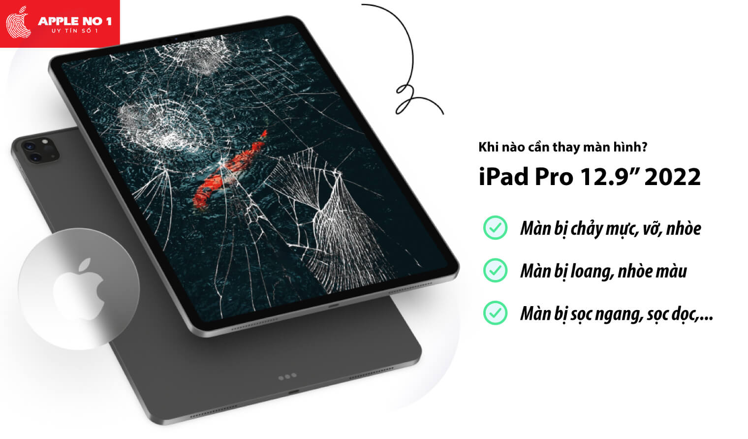 Thay màn hình iPad Pro 12.9 inch 2022 khi nào?