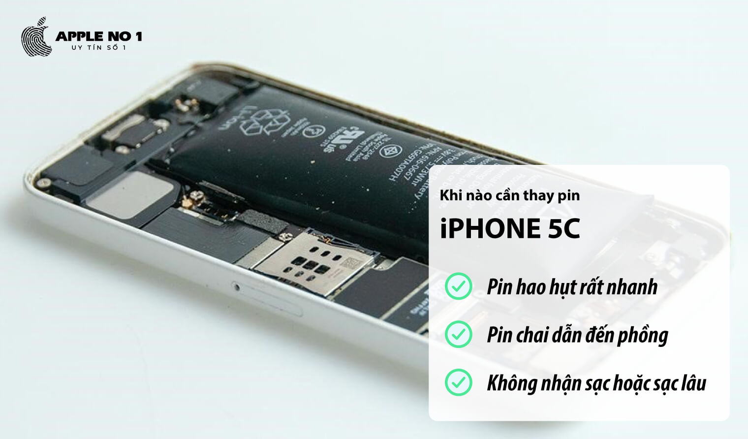 khi nao can thay pin iphone 5c