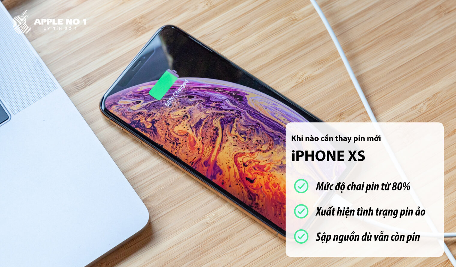 khi nao can thay pin iphone xs?