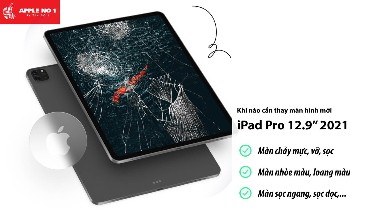 Thay màn hình iPad Pro 12.9 inch 2021 khi nào?