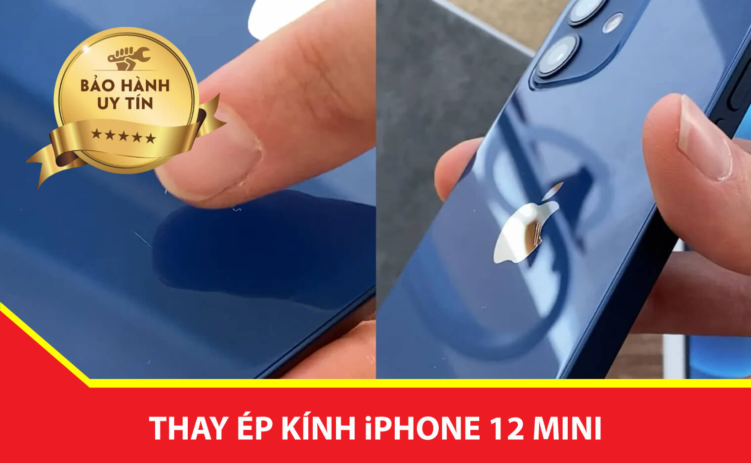 thay kinh lung iphone 12 mini