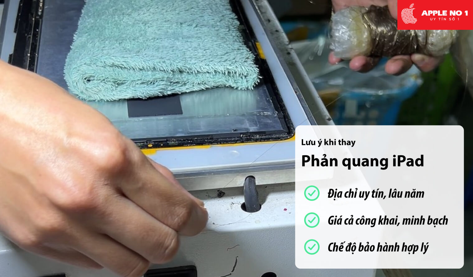 Cần lưu ý gì khi thay phản quang iPad?