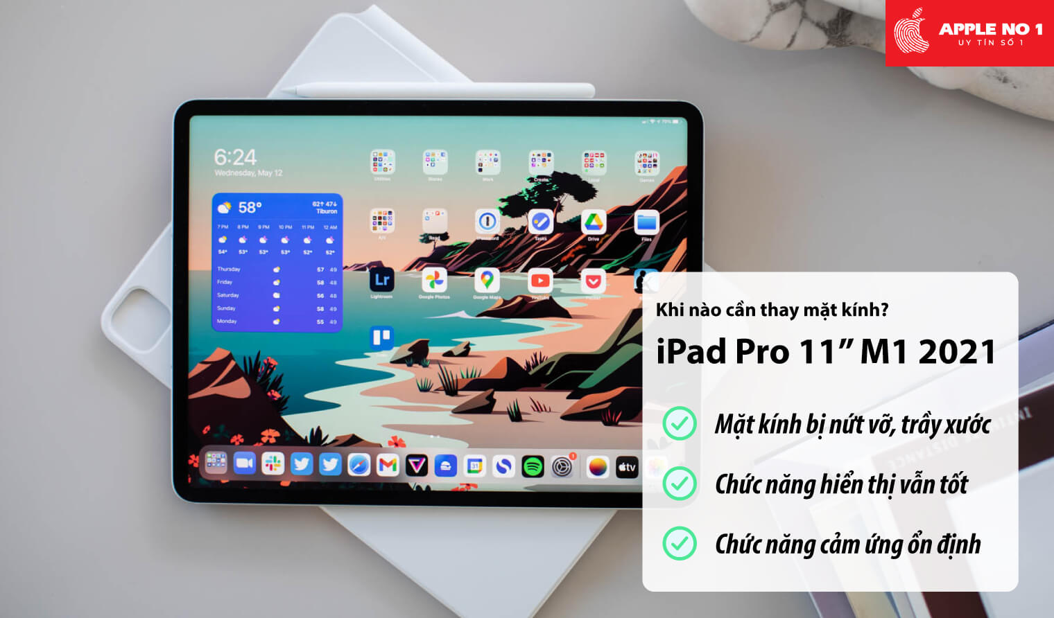 Khi nào cần thay mặt kính iPad Pro 11 inch 2021?