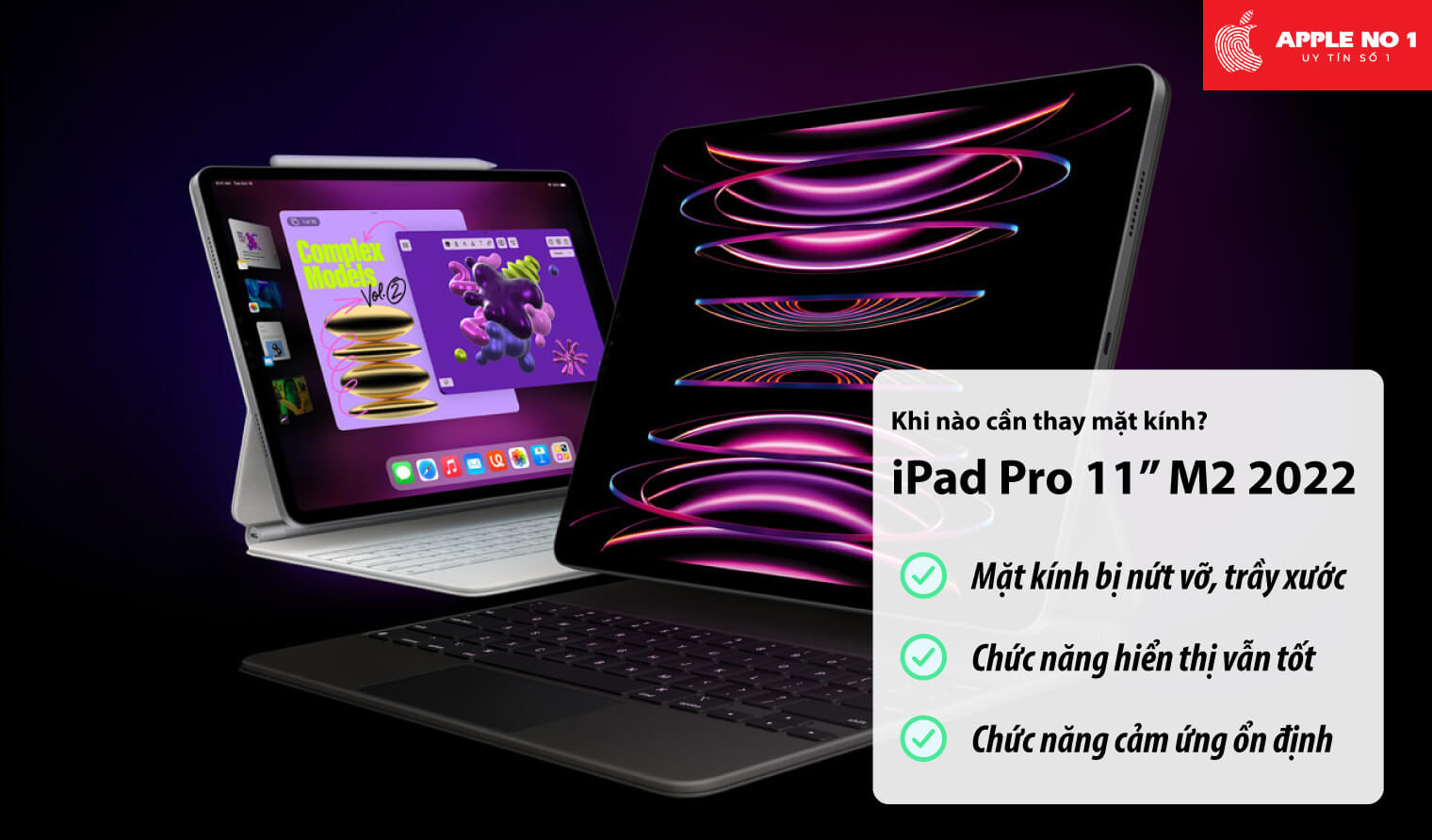 Khi nào cần thay mặt kính iPad Pro 11 inch 2022?