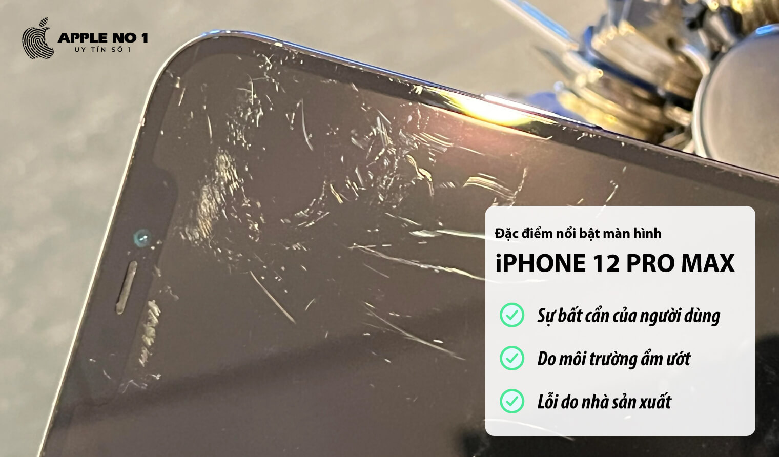 Nguyen nhan hong man hinh iPhone 12 pro max