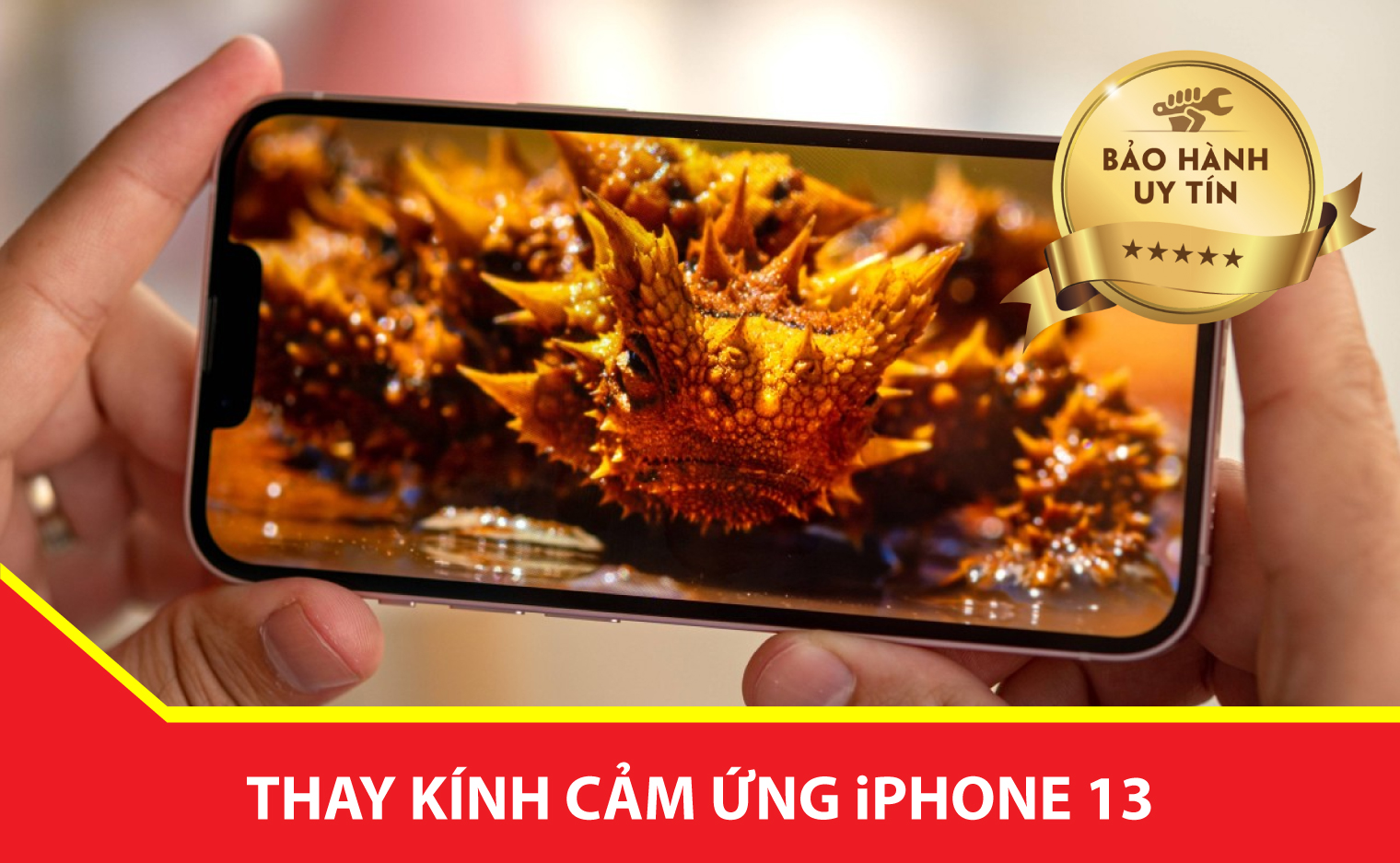 Thay kinh cam ung iPhone 13