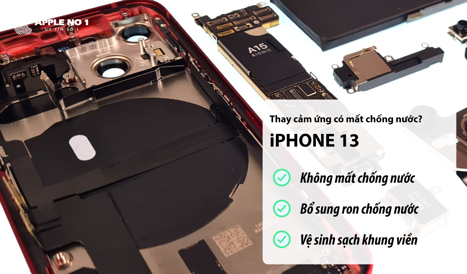 Thay cam ung iPhone 13 co bi mat tinh nang chong nuoc khong?