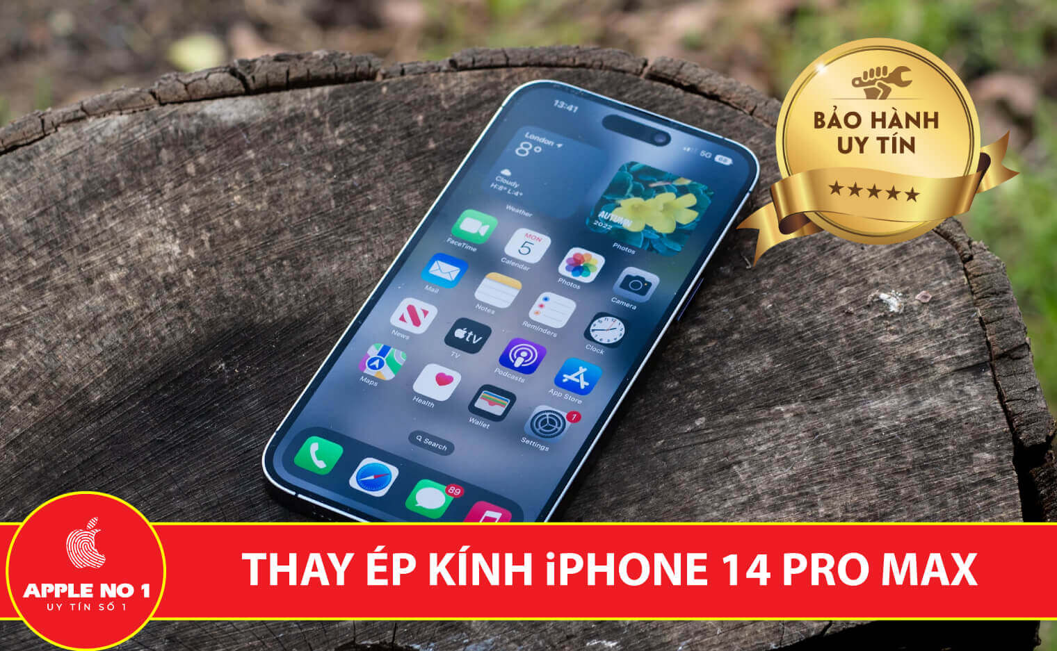 thay ep kinh iphone 14 pro max