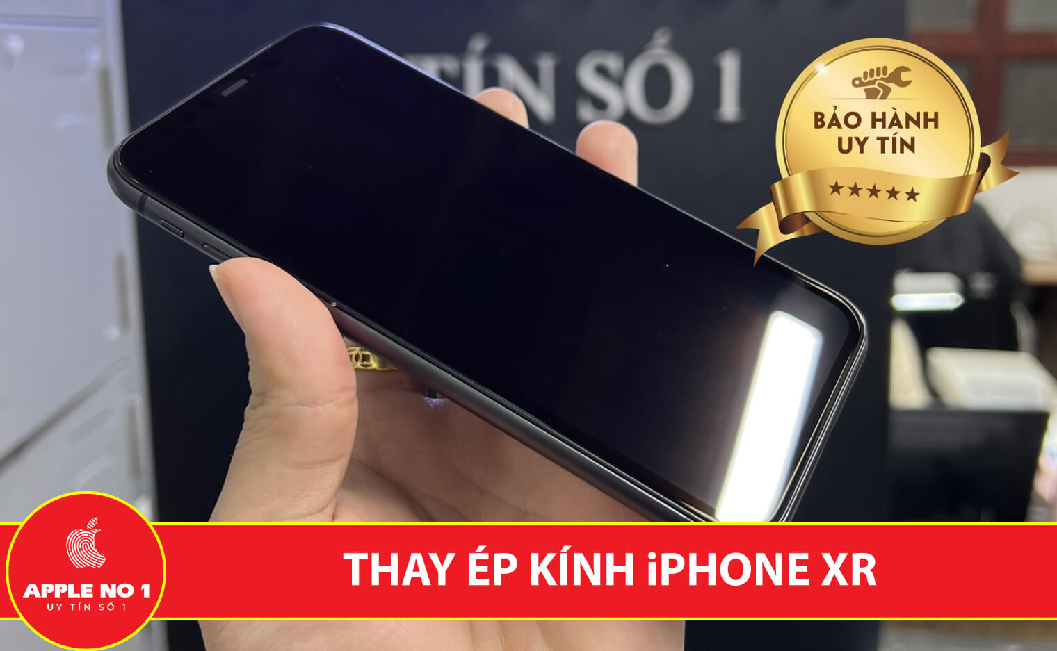 thay kinh iphone xr chinh hang Ha Noi