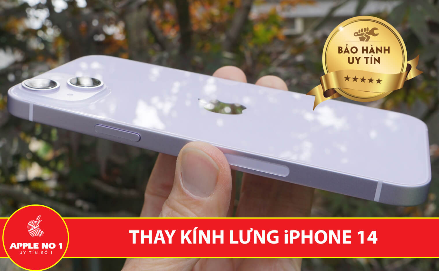 thay kinh lung iphone 14