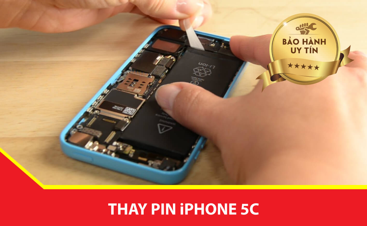 thay pin iphone 5c Ha Noi