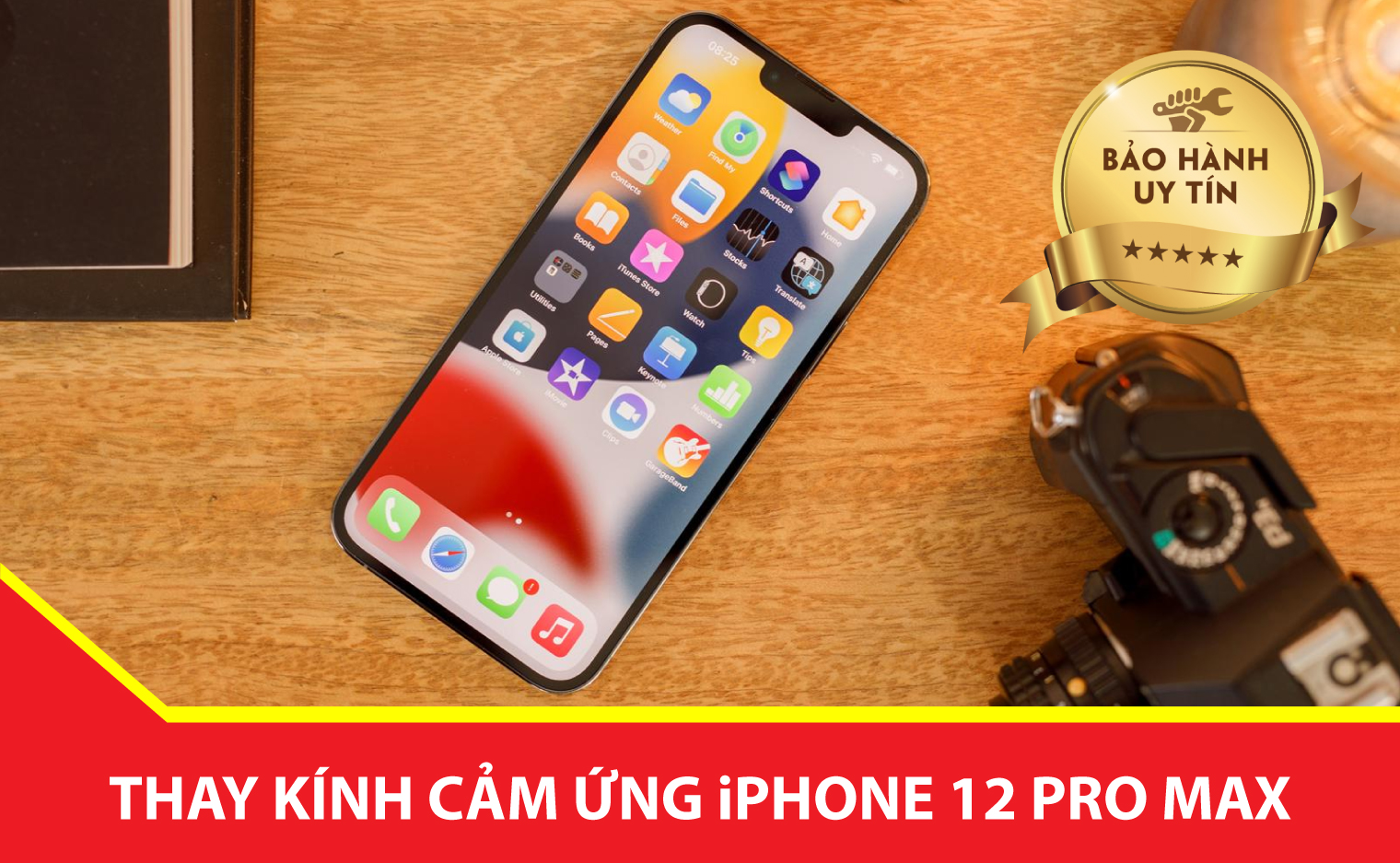 thay kinh cam ung iphone 12 pro max