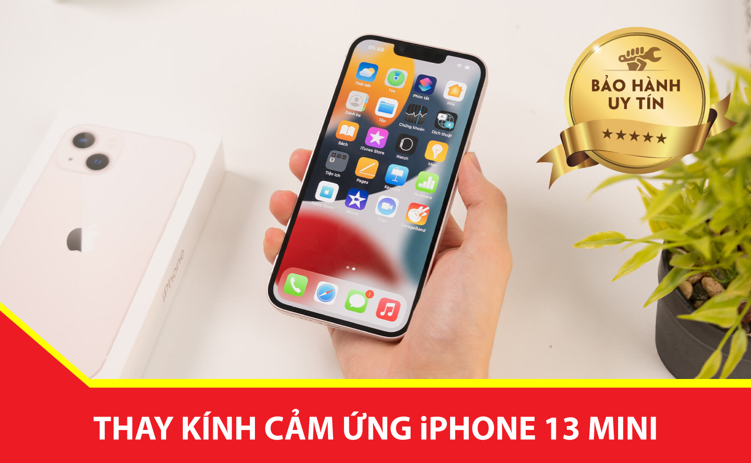 thay cam ung iphone 13 mini
