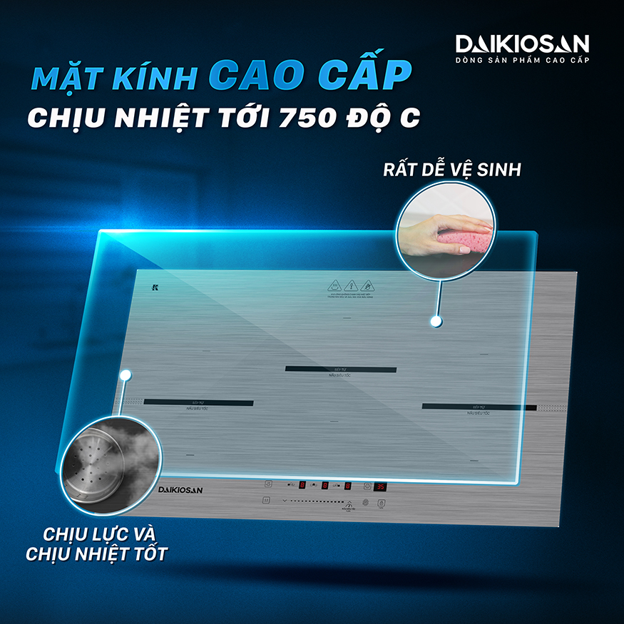 Bếp từ đôi Daikiosan DKT-300002