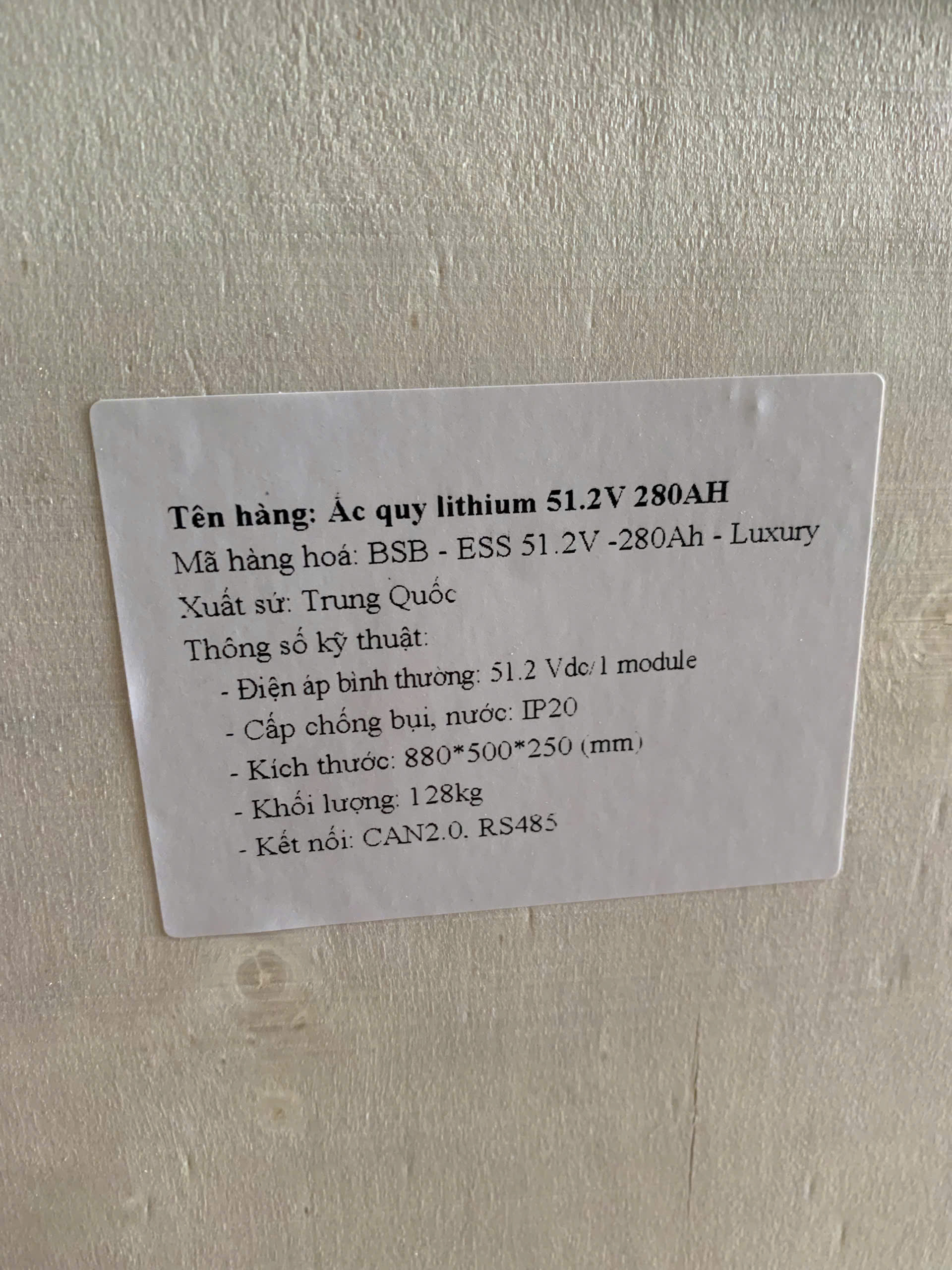 PIN LƯU TRỮ ÁP THẤP BSB-ESS LUXURY 14.336KWh - KMD SOLAR