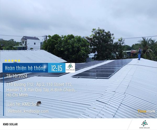 Lắp đặt hệ thống điện mặt trời cho nhà xưởng